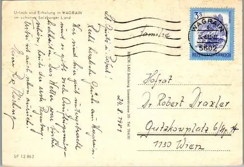58074 - Salzburg - Wagrein , Mehrbildkarte - gelaufen 1981