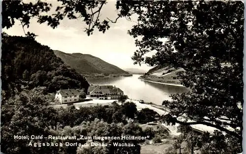 58078 - Niederösterreich - Aggsbach Dorf , Hotel Cafe Restaurant Zum fliegenden Holländer , Wachau - 1956