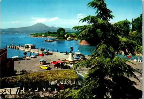 58080 - Italien - Peschiera , Lago di Garda , Piazzale e imbarcadero - gelaufen 1970