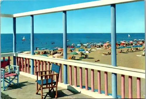 58086 - Italien - Di Camaiore , La Spiaggia , Beach , Strand - gelaufen 1969