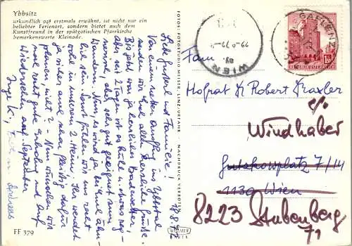 58090 - Niederösterreich - Ybbsitz , Panorama - gelaufen 1972