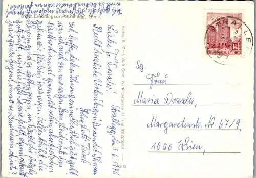 58096 - Steiermark - Strallegg , Mehrbildkarte - gelaufen 1975