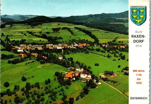 58107 - Niederösterreich - Raxendorf , Panorama - gelaufen 1970