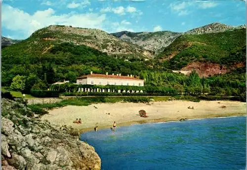 58109 - Montenegro - Sveti Stefan , Hotel Milocer - gelaufen 1967