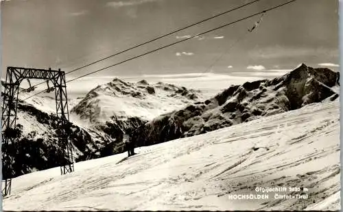 58111 - Tirol - Sölden , Hochsölden , Gigijochlift , Ötztal - gelaufen 1969