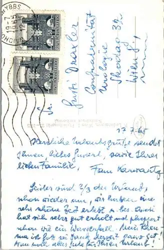 58112 - Niederösterreich - Waidhofen an der Ybbs , Stadtpartie - gelaufen 1965