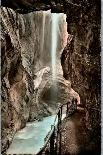 58121 - Deutschland - Garmisch Partenkirchen , Partnachklamm - gelaufen 1959