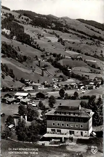 58134 - Salzburg - Hinterglemm , Dr. Karl Renner Haus - gelaufen 1960