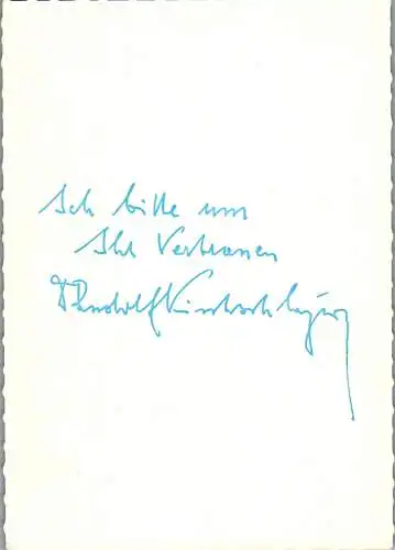 58138 - Persönlichkeiten - Politik , Dr. Rudolf Kirchschläger , Widmung rückseitig - nicht gelaufen