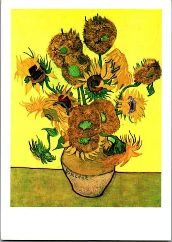 58141 - Künstlerkarte - Vincent van Gogh , Sunflowers , Tournesols - nicht gelaufen