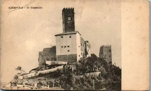 58152 - Italien - Gemona , Il Castello - gelaufen