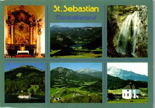 58153 - Steiermark - St. Sebastian , bei Mariazell , Mehrbildkarte - gelaufen 1993