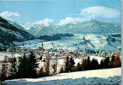 58156 - Steiermark - Schladming , Blick gegen die Tauern , Ennstal - gelaufen