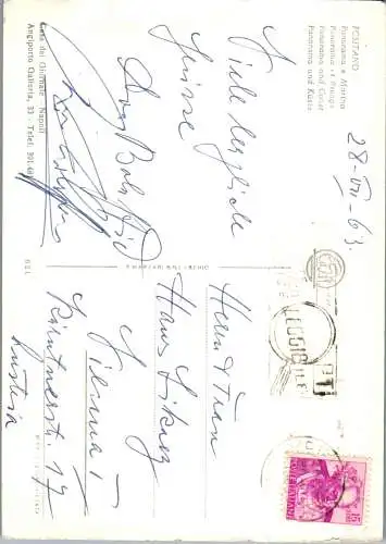58159 - Italien - Positano , Panorama e Marina  - gelaufen 1963
