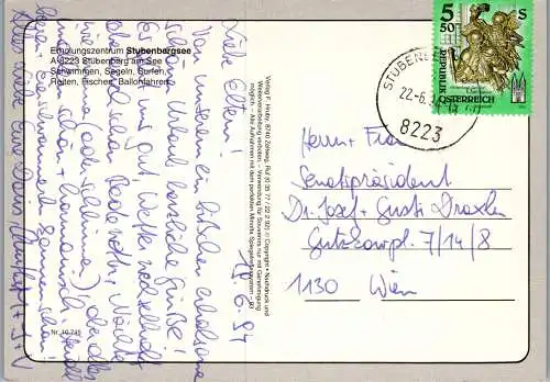 58163 - Steiermark - Stubenberg am See , Stubenbergsee , Mehrbildkarte - gelaufen 1994