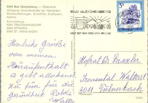 58164 - Steiermark - Bad Gleichenberg , Mehrbildkarte - gelaufen 1982