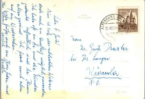 58168 - Niederösterreich - Altenburg , Stift Altenburg - gelaufen 1961