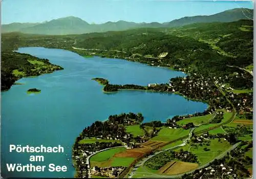 58183 - Kärnten - Pörtschach , am Wörthersee , Panorama - gelaufen 1990