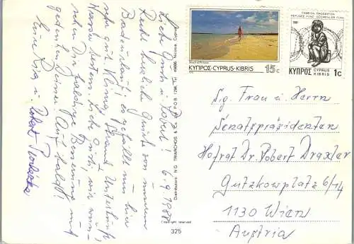 58186 - Zypern - Protaras , Mehrbildkarte - gelaufen 1988