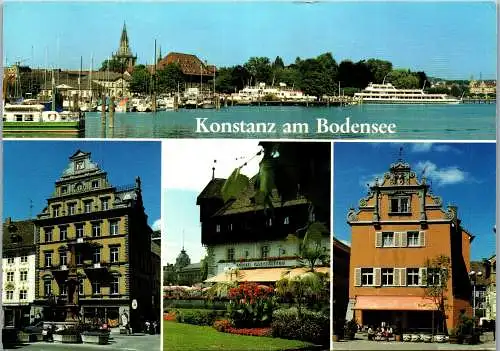 58189 - Deutschland - Konstanz , am Bodensee , Mehrbildkarte - gelaufen 1988