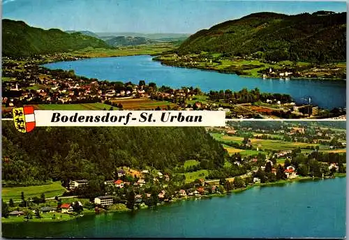 58195 - Kärnten - Bodensdorf , St. Urban , Panorama Ossiachersee - gelaufen