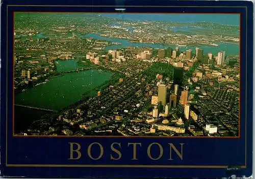 58199 - USA - Boston , Panorama - gelaufen 1990