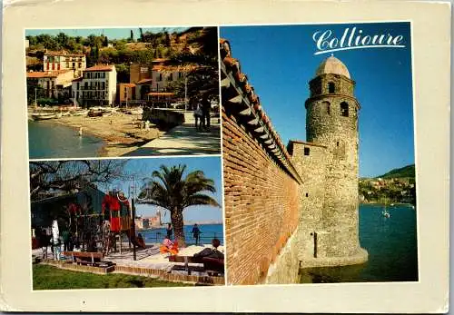 58202 - Frankreich - Collioure , Mehrbildkarte - gelaufen 1990