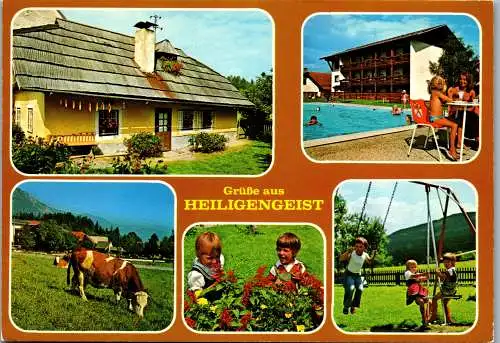 58220 - Kärnten - Heiligengeist , Hotel Ebner , Mehrbildkarte - gelaufen 1979