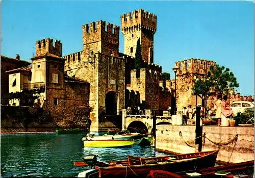 58223 - Italien - Sirmione , Lago di Garda , Il Castello , Gardasee - gelaufen 1979