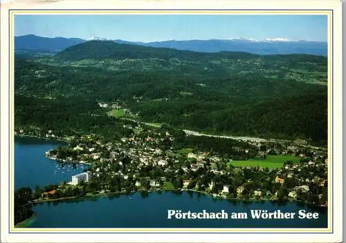 58230 - Kärnten - Pörtschach , am Wörthersee , Panorama - gelaufen 1990