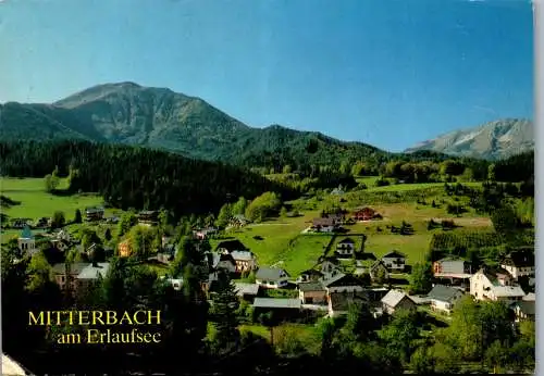 58235 - Niederösterreich - Mitterbach , mit Gemeindealpe und Ötscher - gelaufen 1990