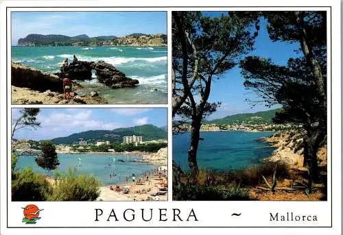 58242 - Spanien - Mallorca , Paguera , Mehrbildkarte - gelaufen