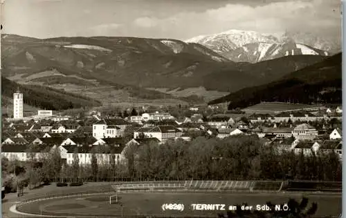 58245 - Niederösterreich - Ternitz , an der Südbahn , Panorama - gelaufen 1962