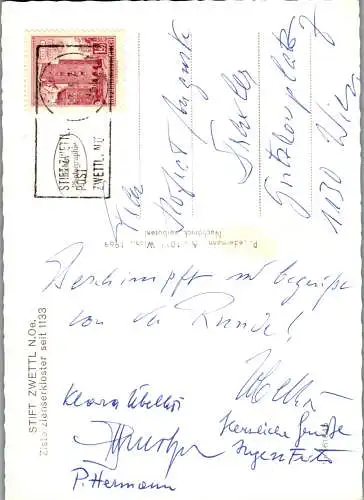 58252 - Kirchen - Zwettl , Stift Zwettl , Zisterzienserkloster - gelaufen