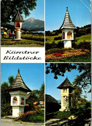 58258 - Kärnten - Bildstöcke , am Faaker See , Keutschacher See , Maria Wörth und am Fuße der Petzen - 1994