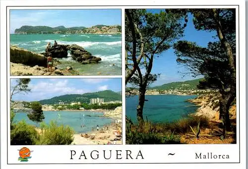 58263 - Spanien - Mallorca , Paguera , Mehrbildkarte - gelaufen 1998