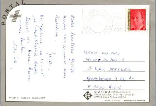 58263 - Spanien - Mallorca , Paguera , Mehrbildkarte - gelaufen 1998