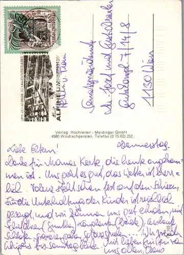 58269 - Oberösterreich - Hinterstoder , Panorama im Winter - gelaufen 1998
