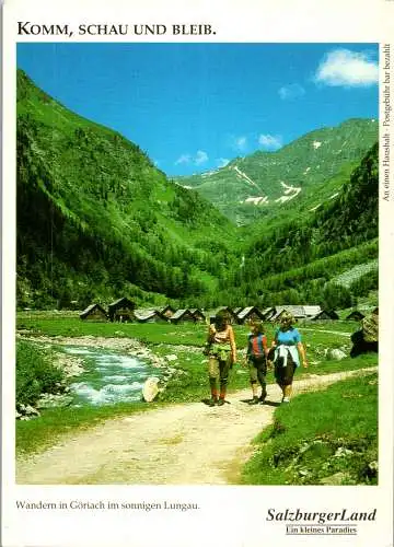 58272 - Salzburg - Göriach , Wandern in Göriach , Lungau - nicht gelaufen