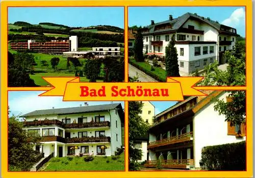 58281 - Niederösterreich - Bad Schönau , Bucklige Welt , Pension Dopler , Mehrbildkarte - gelaufen