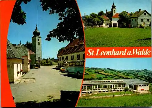 58283 - Niederösterreich - St. Leonhard , am Walde , Mehrbildkarte - gelaufen