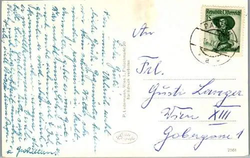 58300 - Steiermark - Palfau , mit Tamischbachturm - gelaufen 1953