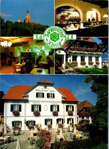 58324 - Steiermark - Pöllau , Gasthof König und Bergstub'n , Pöllauberg - nicht gelaufen