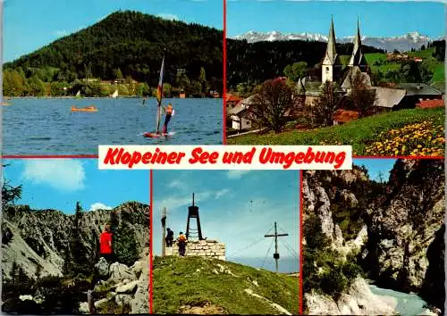 58326 - Kärnten - Klopeiner See , Georgiberg , Diex , Petzen , Trögenerklamm bei Eisenkappel - gelaufen