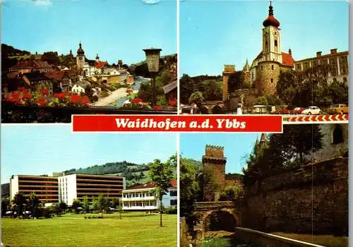 58334 - Niederösterreich - Waidhofen an der Ybbs , Mehrbildkarte - gelaufen 1984