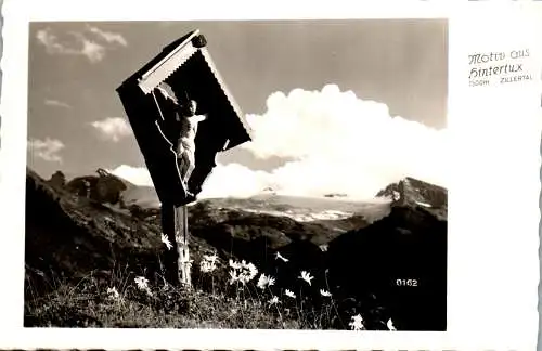 58341 - Tirol - Hintertux , Marterl , Motiv aus Hintertux , Zillertal - gelaufen 1967