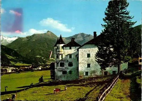 58349 - Salzburg - Bad Hofgastein , Weitmooser Schlößl gegen Tischlerkargletscher , Graukogel und Feuersang