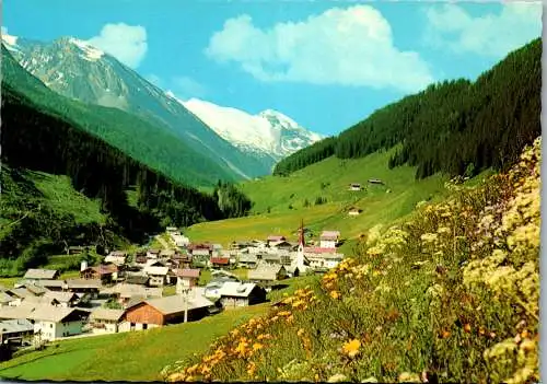 58352 - Tirol - Lanersbach , Zillertal mit Hohem Riffler , Schmittenberg , Olperer , Gr. Kaserer , Lärmstange - 1976