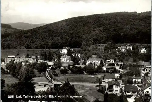 58355 - Niederösterreich - Tullnerbach , Untertullnerbach , Blick vom Frauenwart - gelaufen 1980