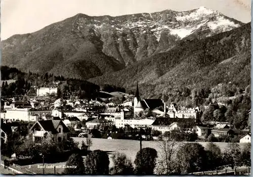 58357 - Oberösterreich - Bad Ischl , mit Zimnitz , Panorama - gelaufen 1963